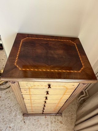 Cajonera de madera 8 cajones decoración ornamental