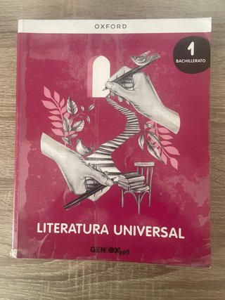 Literatura Universal 1º Bachillerato. Libro del...
