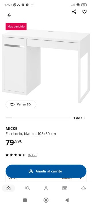 Escritorio Ikea Blanco