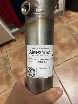 Downpipe Acero Inoxidable BMW Serie 1