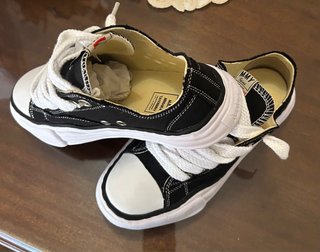 Zapatillas MMY Maison Mihara Yasuhiro Negras Blanc