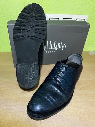 Zapatos Angel Infantes Azul Talla 40