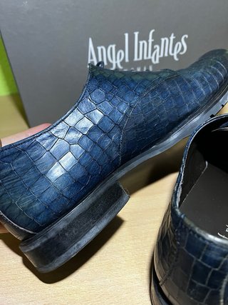 Zapatos Angel Infantes Azul Talla 40
