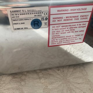 Microondas Profesional Sammic HM-910