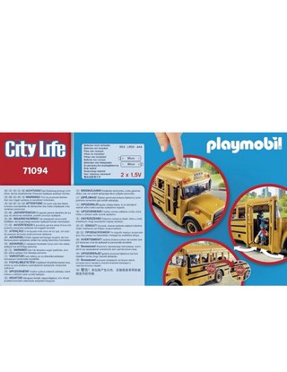 Playmobil City Life 71094 Autobús Escolar