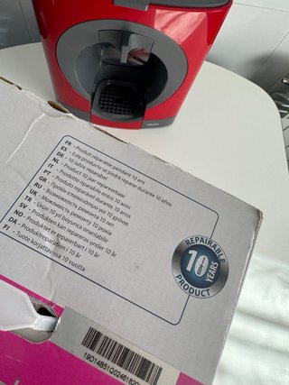 Cafetera Krups Dolce Gusto Roja