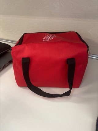 Funda para fiambreras roja