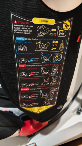 Babify Onboard silla coche giratoria 360° Isofix