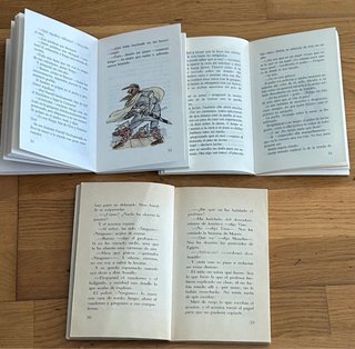 Tres libros barco de vapor