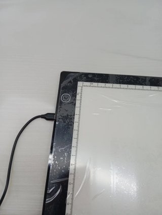 Mesa o placa de luz LED A4 Táctil 3 Niveles USB