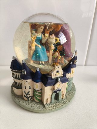 Bola Musical de Cristal La Bella y la Bestia