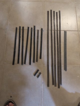 Set di binari per modellini ferroviari in scala N