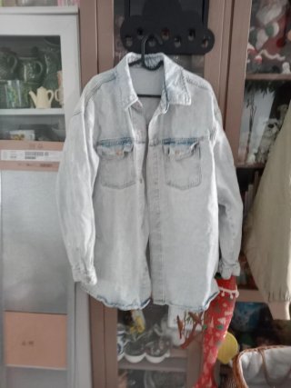 Cazadora Vaquera Hombre Estilo Rotos