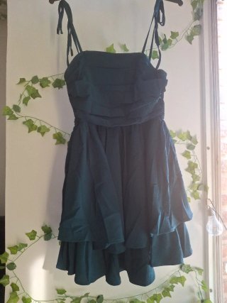 Vestido Casual Corto Color Verde Azulado
