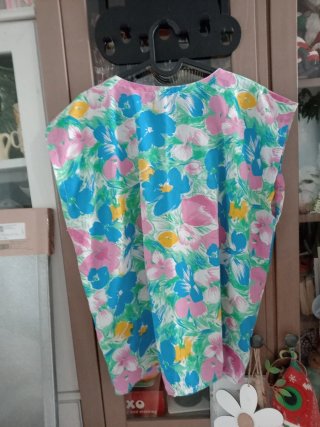 Top Blusa Vintage Floral