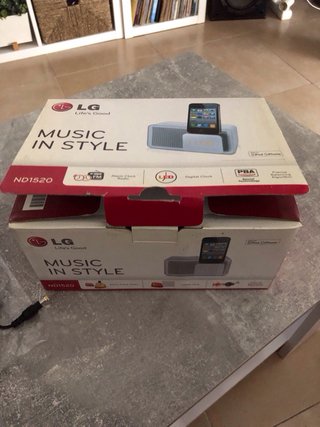 Altavoz Dock LG Music in Style ND1520