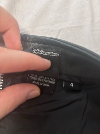 Pantalón de Cuero Alpinestars T4