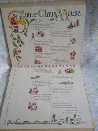 Vintage Pop Up" Christmas Time in Action" año 1949