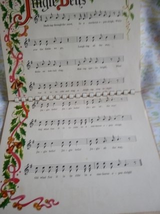 Vintage Pop Up" Christmas Time in Action" año 1949