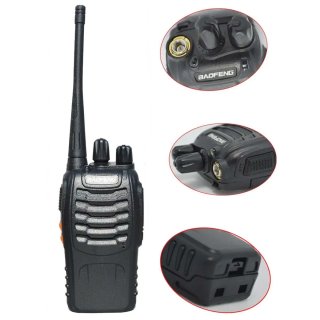 Pack 2 Walkie Talkies Baofeng UHF 400-470 MHz