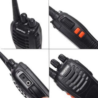 Pack 2 Walkie Talkies Baofeng UHF 400-470 MHz