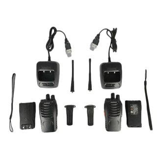 Pack 2 Walkie Talkies Baofeng UHF 400-470 MHz