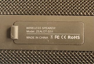 Altavoz Zealot Negro S51