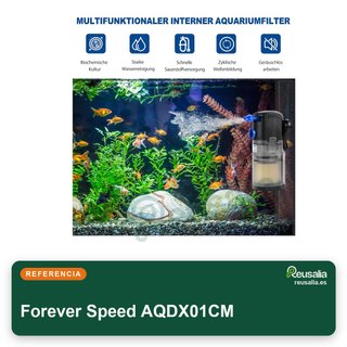 Forever Speed filtro acuario 3 en 1 500L/h