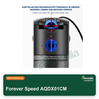 Forever Speed filtro acuario 3 en 1 500L/h