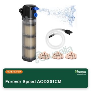 Forever Speed filtro acuario 3 en 1 500L/h