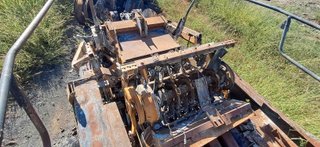 Empacadora quemada New Holland BB890 PLUS.