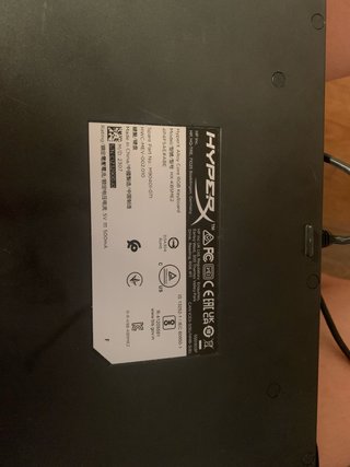 Teclado HyperX Negro/Gris