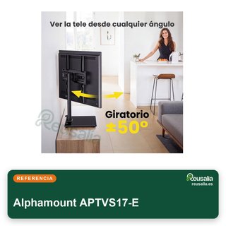 Soporte giratorio TV 24-60" ajustable mesa
