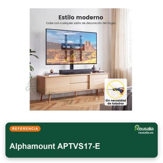 Soporte giratorio TV 24-60" ajustable mesa