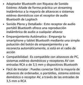 Receptor de Audio Bluetooth Logitech