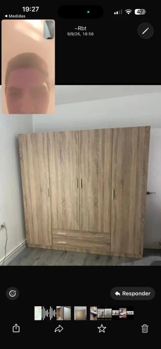 Armario moderno madera