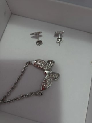 Conjunto Lotus Style Collar y Pendientes