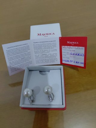 Pendientes Majorica con Perlas