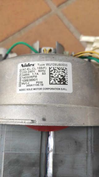 Motor Lavadora Electrolux Nidec