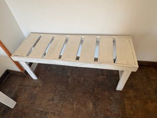 Set de 2 Bancos de Madera Se recogen en MÁLAGA