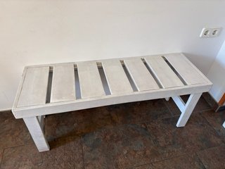 Set de 2 Bancos de Madera Se recogen en MÁLAGA