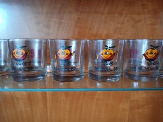 Vasos Naranjito Mundial 82