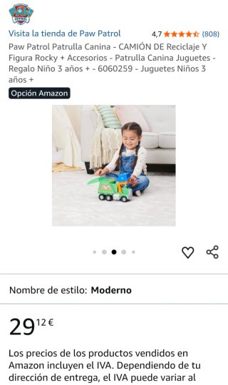 Camión de Reciclaje de Rocky - Patrulla Canina