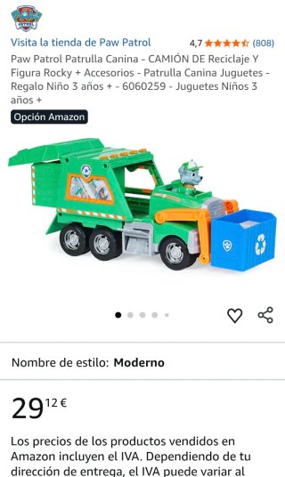 Camión de Reciclaje de Rocky - Patrulla Canina