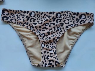 Braga de bikini estampado animal