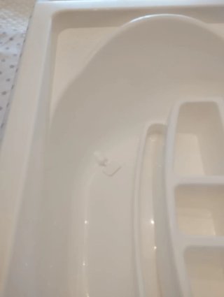 Bañera para bebé blanca y cambiador/colchoneta