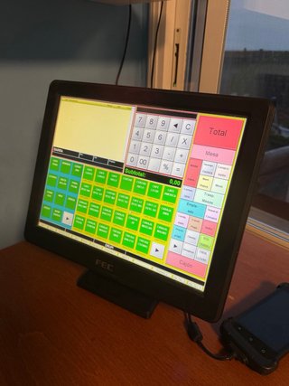 TPV FEC con Pantalla Táctil y PDA