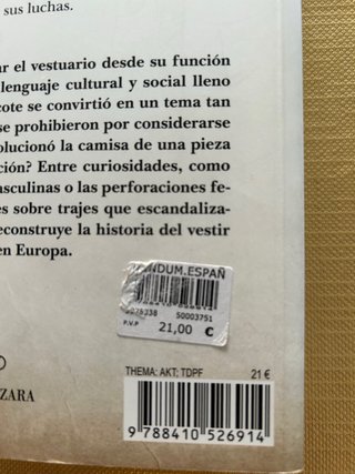 Historia de la Indumentaria Espanola