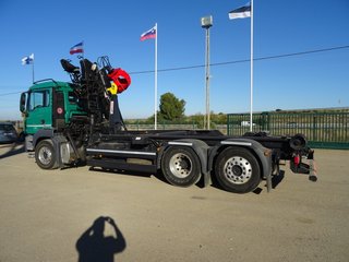 MAN TGS 26 480-CAMIONES GANCHO+GRUA