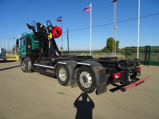 MAN TGS 26 480-CAMIONES GANCHO+GRUA